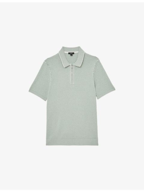 Brink Half-Zip Knitted Polo Shirt