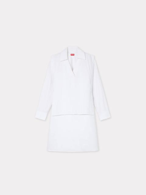 Oversized shirting dress