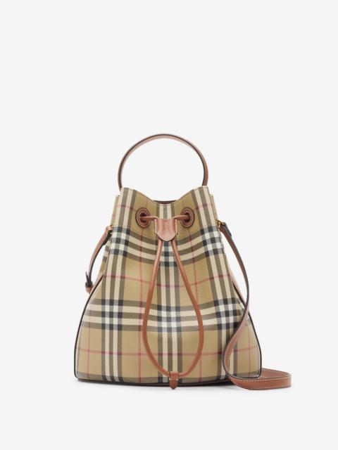 Small Check Bucket Bag