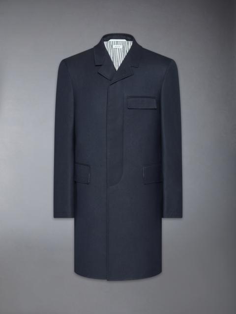 SUPER 120s TWILL CHESTERFIELD OVERCOAT