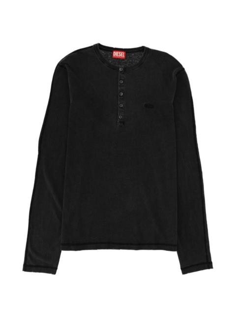 T-Mind buttoned long-sleeve T-shirt