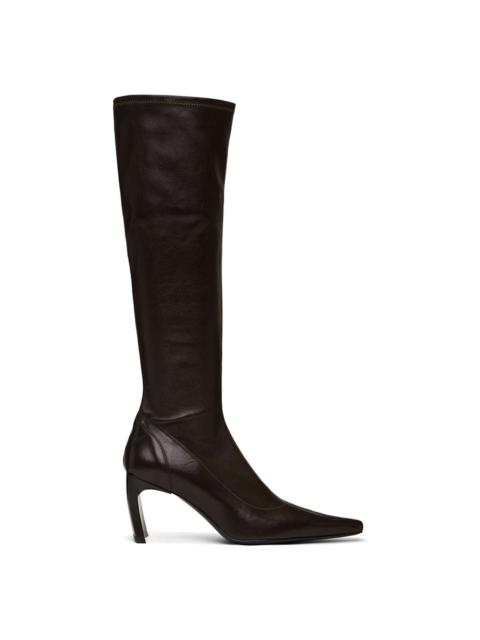 Brown Serpent Tall Boots