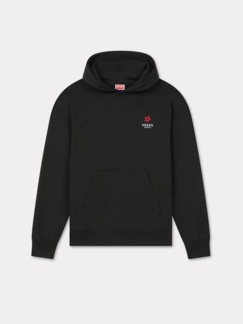 'Boke Flower' embroidered oversized hoodie in cotton