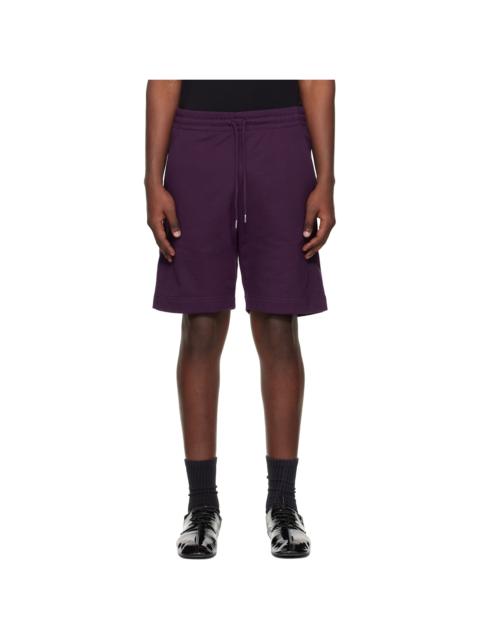 Purple Drawstring Shorts