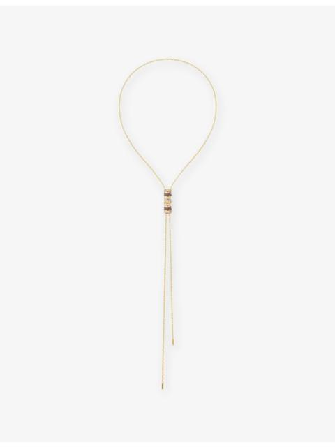 Quartre Classique 18ct Yellow-Gold, White-Gold, Pink-Gold, PVD and 0.10ct Diamond Necklace