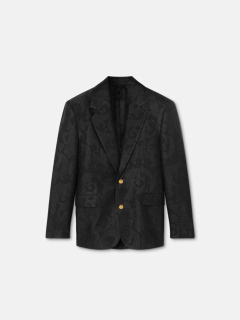 Jacquard Wool-Blend Blazer
