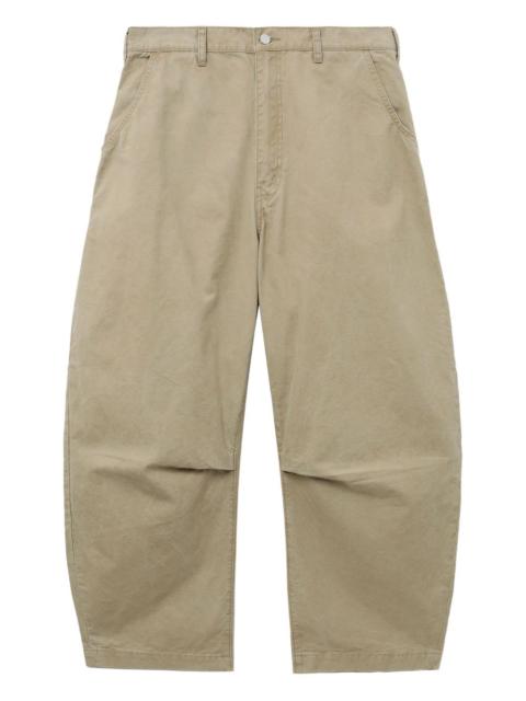 patch-pocket cotton trousers
