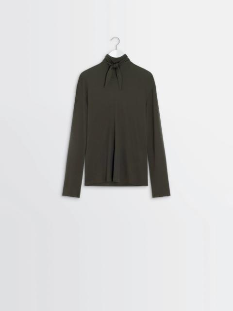 LONG SLEEVE FOULARD TOP