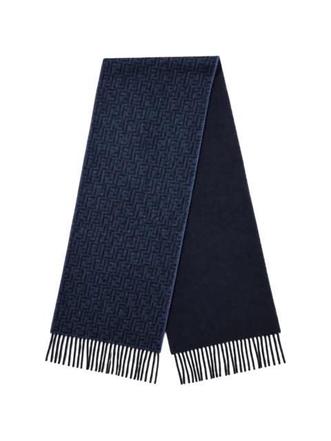 Fendi FF Monogram Fringed Scarf