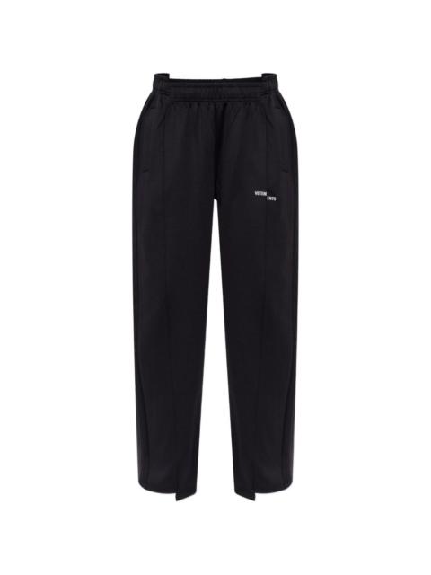 logo-print track pants