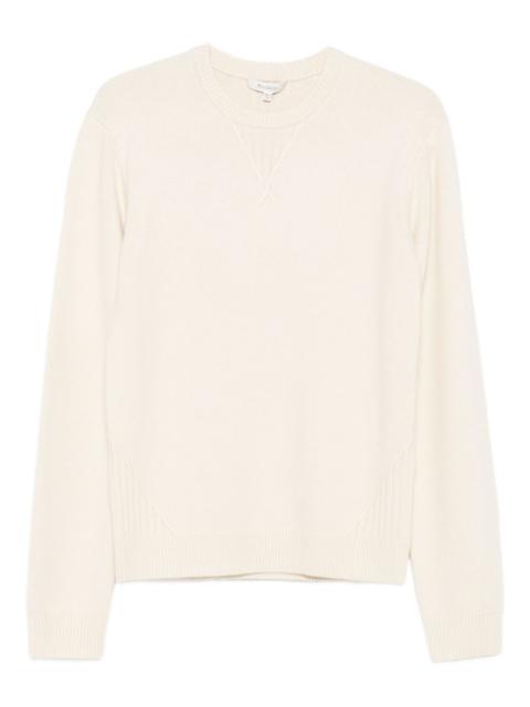 ribbed crew-neck sweater