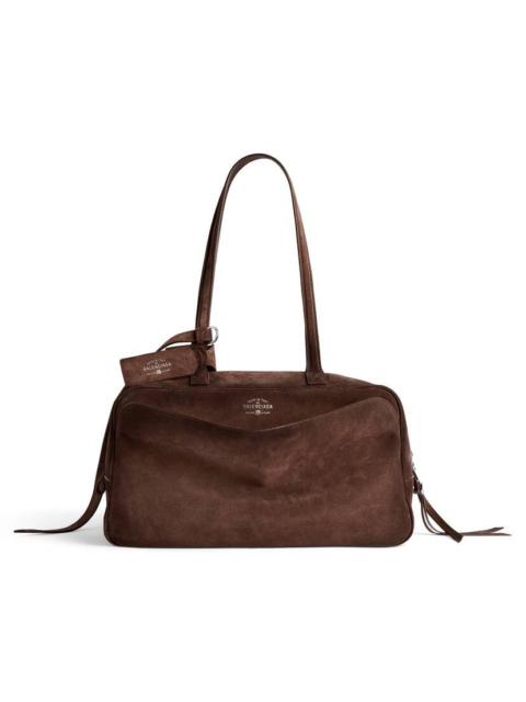 Women's Carrie Bowling Bag Medium in Light Espresso