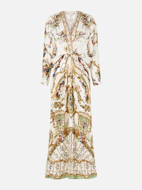 TWIST FRONT BATWING DRESS