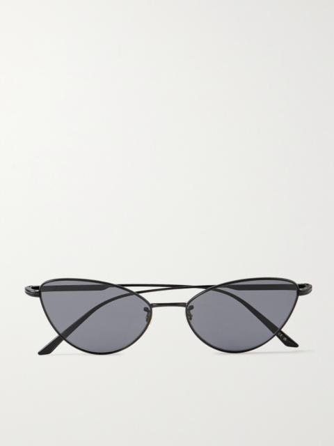 + Khaite 1998c Cat-eye Metal Sunglasses