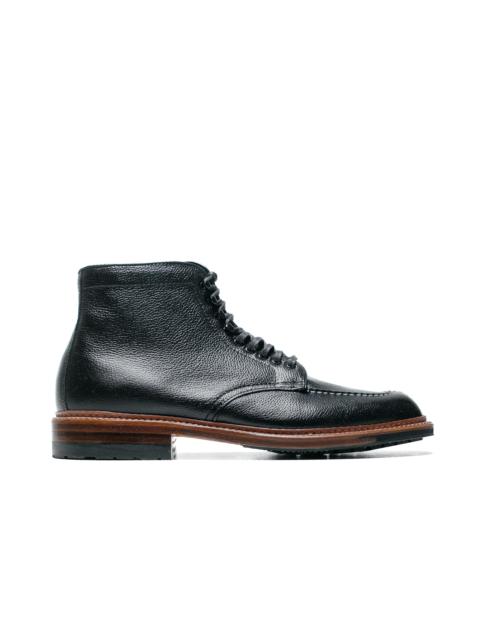 Tanker Boot Black Regina Grain With Commando Sole G7901HC