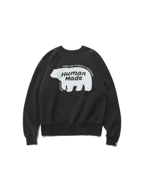 Human Made Raglan Crew Neck Sweatshirt Black