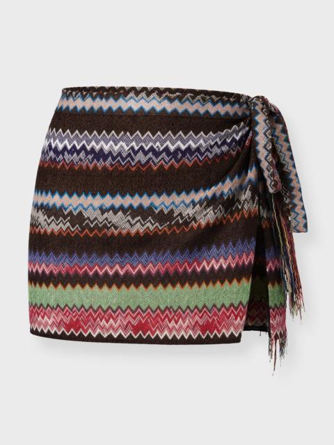Skirt Zigzag Lurex Mini Multicolor ONESIZE