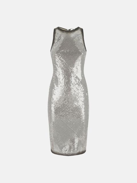 SILVER MINI DRESS