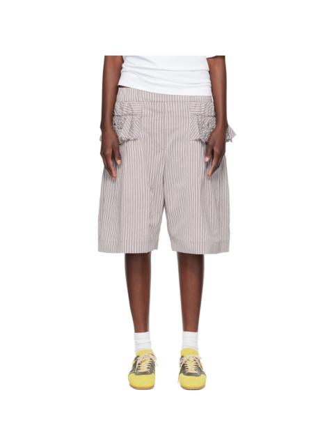 Multicolor Ruffled Shorts