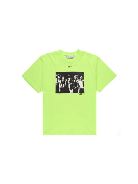 Off-White Virgil Abloh SS20 Spray Painting Oversize Short Sleeve OMAA038R201850156210