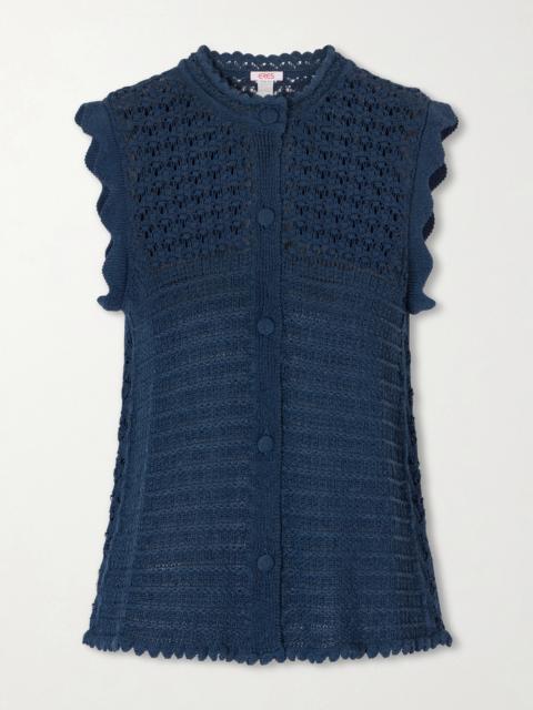 Aurora Crochet-knit Top