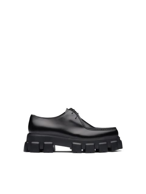 Monolith brushed leather lace-up shoes