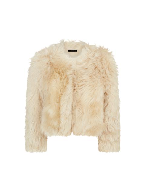CURLY SHEARLING JACKET