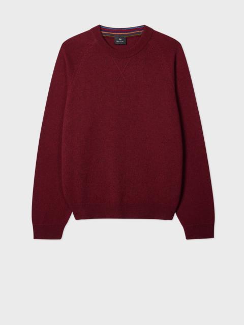 Dark Red Merino Wool Sweater