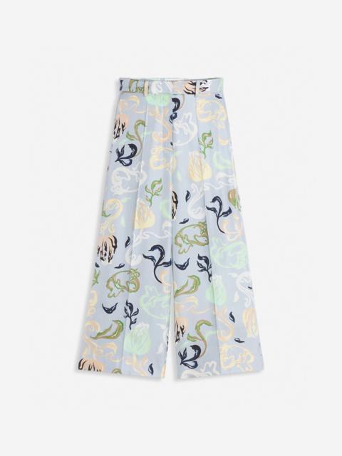 CROPPED PANTS WITH A MOTIF