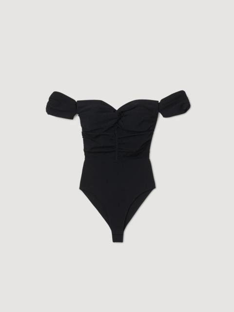 OPEN-SHOULDER BODYSUIT