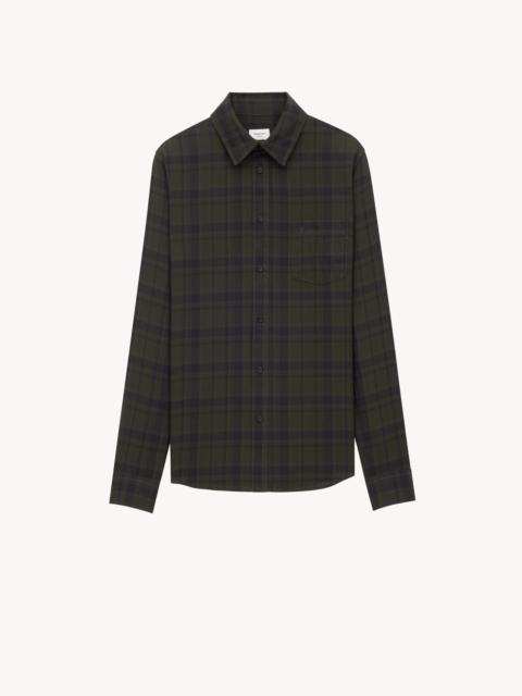CASSANDRE SHIRT IN COTTON CHECK