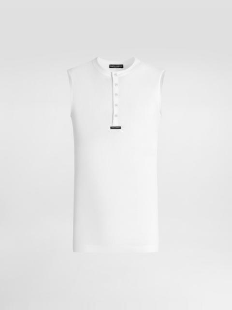 Cotton serafino t-shirt