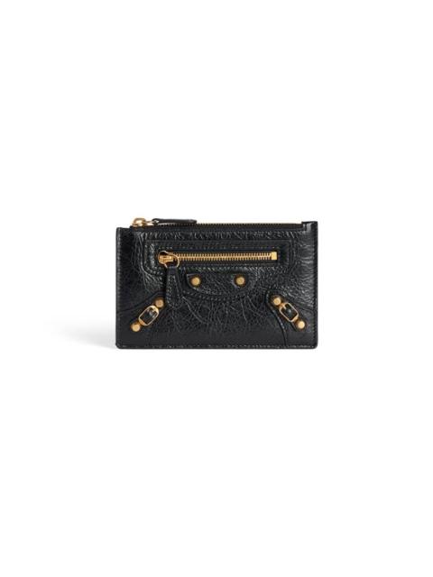 Women's Le City Long Coin And Card Holder in Black
