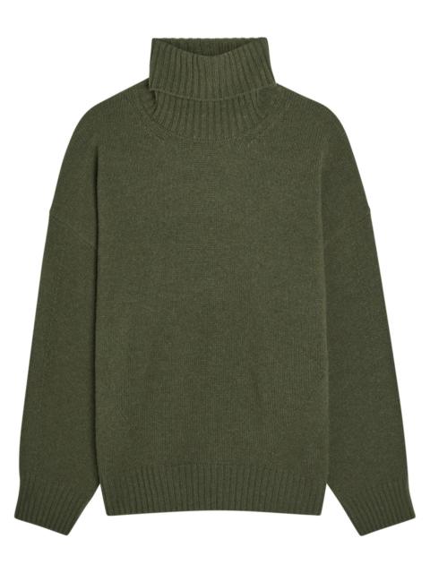 Another Tomorrow Turtle-neck Cashmere and Wool-blend Jumper