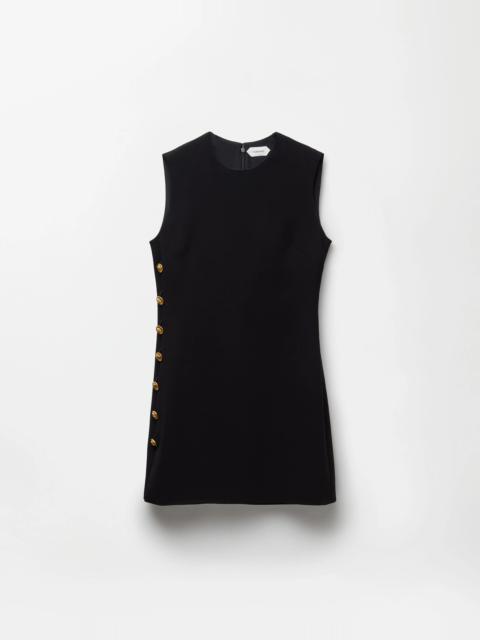 Stretch Viscose Cady Mini Dress