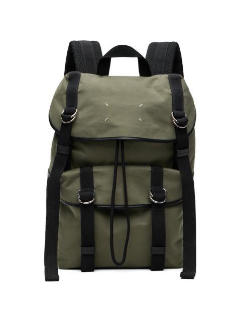 Khaki High Tech Medium Backpack