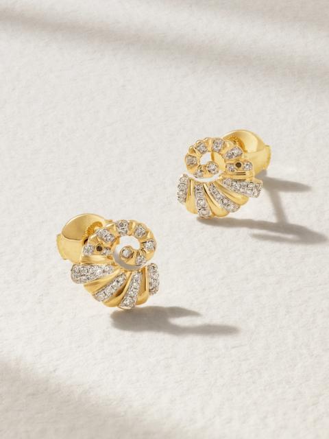 18-karat Gold Diamond Earrings