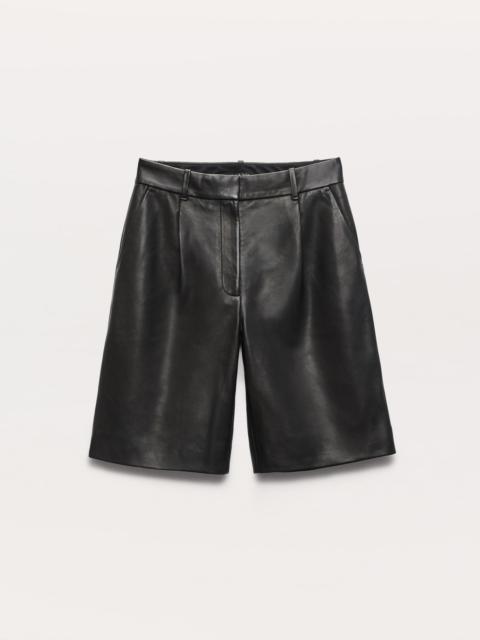 Irina Leather Shorts