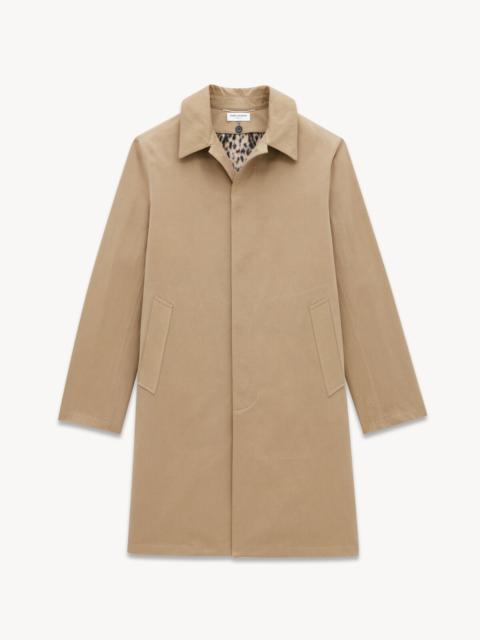 MACKINTOSH COAT IN COTTON GABARDINE
