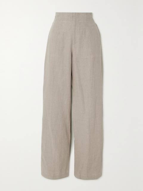 + Net Sustain Isotta Linen Straight-leg Pants