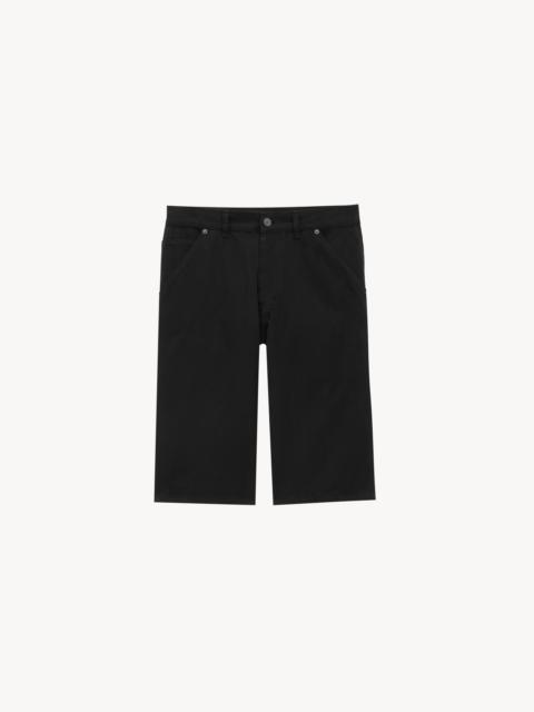 BAGGY BERMUDA SHORTS IN COTTON TWILL