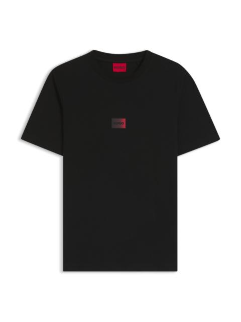 GRADIENT-LOGO T-SHIRT IN COTTON JERSEY