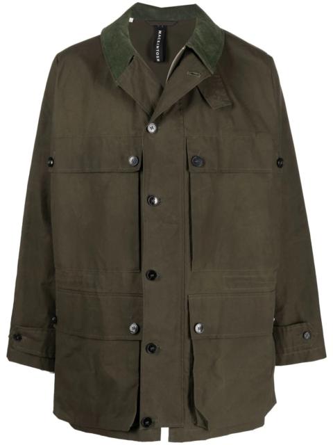 COUNTRY Khaki Brown Waxed Cotton Coat