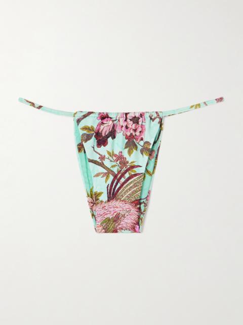 + Roberto Cavalli Signature Swim String Bikini Bottom