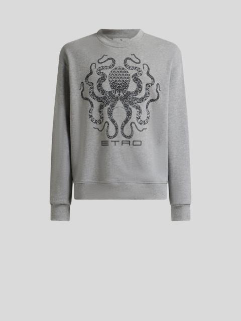 SWEATSHIRT WITH OCTOPUS AND LOGO
