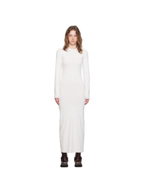 Off-White Crewneck Maxi Dress