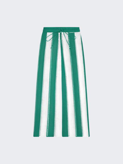 Cabana Stripe Pant Palm Green Stripe