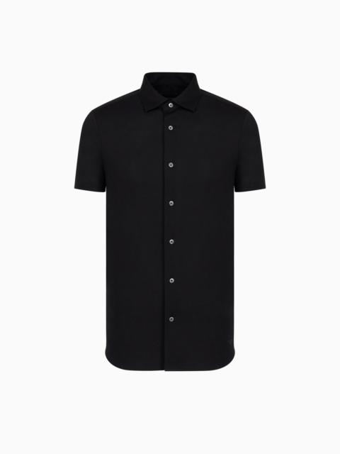 ASV Lyocell-blend jersey short-sleeved shirt