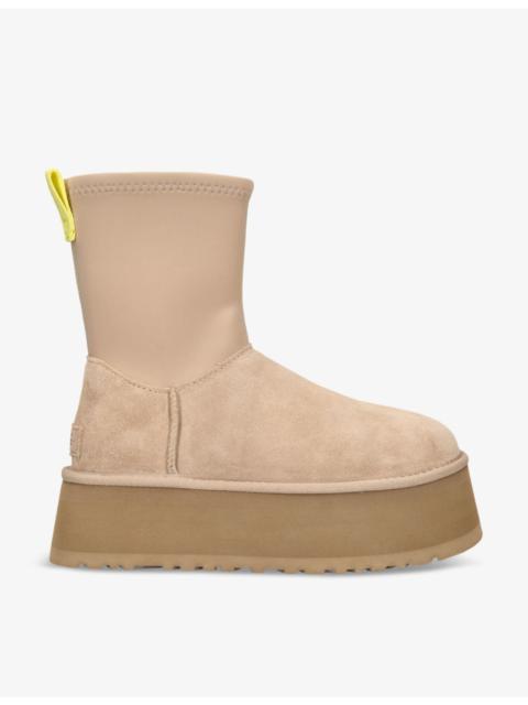 Classic Dipper suede and rubber boots