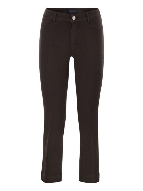 Sportmax Enna - Denim Pants With Mini Flare Line